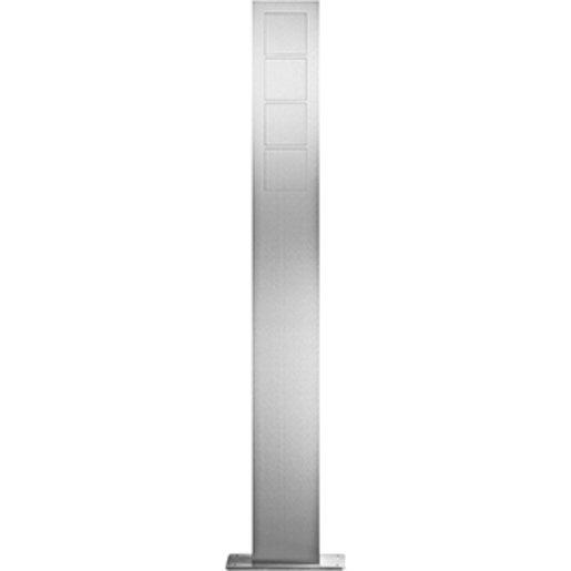 Kommunikations - Stelle freistehend Edelstahl für MODESTA Module