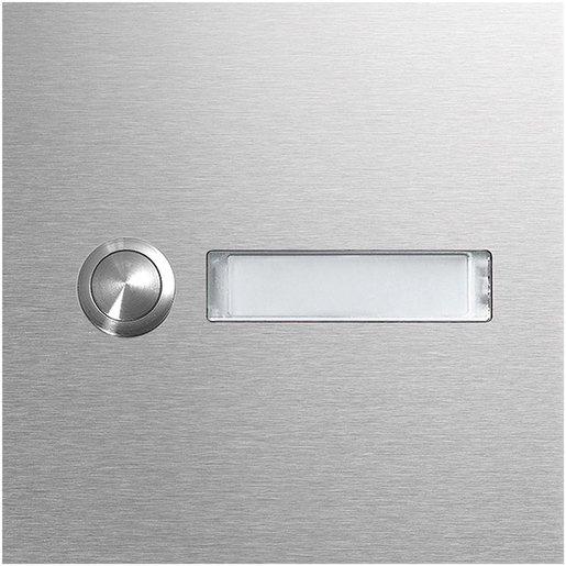 Edelstahl Modul Tastermodul Anzahl Taster 1 beleuchtet Funktionsmodul