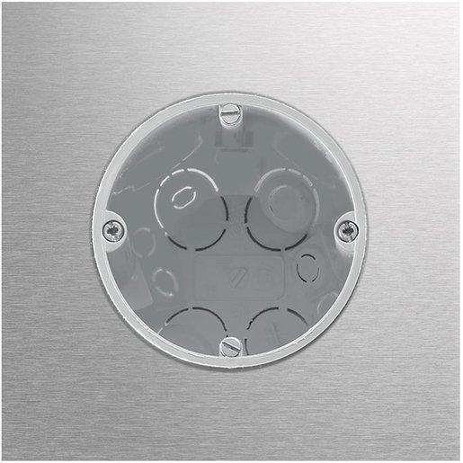 Edelstahl Modul Abdeckmodul als Platzhalter Funktionsmodul