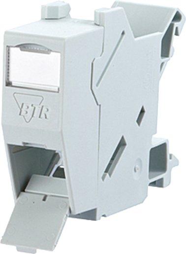 Anschlusseinheit Trägerschiene TH35 E-DAT modul REG IP20 lichtgrau unbestückt