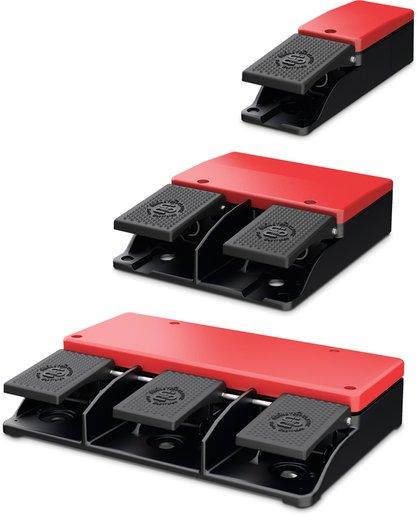 Fußschalter ALU 1-pedalig ohne Haube Sprungsch. 1W Poti 10K2W