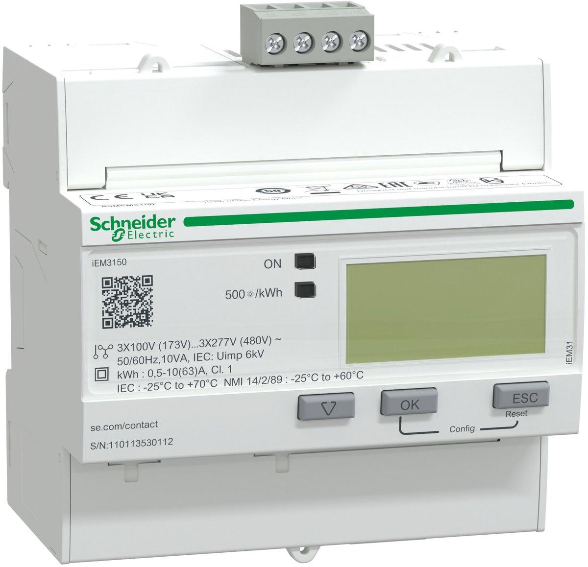 Energiezähler PowerLogic 3-phasig 63A iEM3150