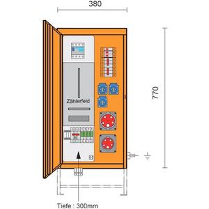 Baustromverteiler M-AVEV 35 A NÖ