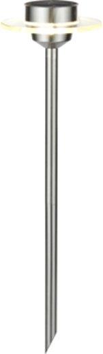 Special Solarspieß Ufo IP44 LED 1x0,2W Edelstahl/Klar Edelstahl/Glas