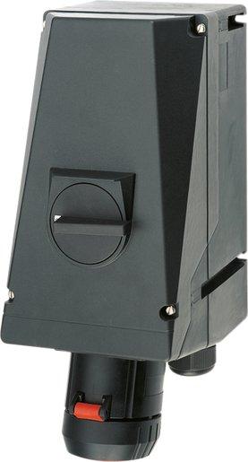 Ex-Wandsteckdose 63 A 4-polig 200-250 V / 9h für Ex-Zone 1 2 21 22