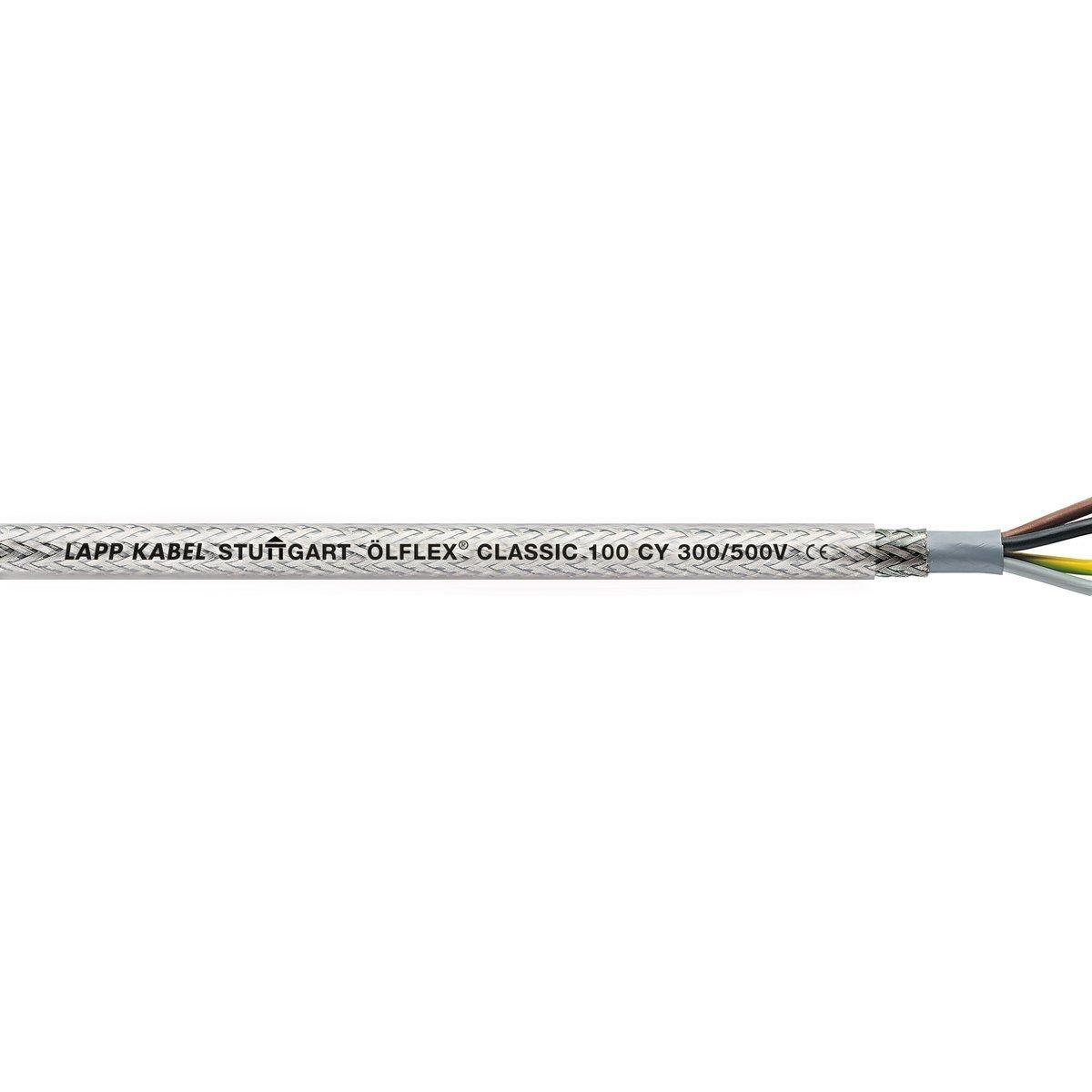 Spezial-PVC - Steuerleitung geschirmt Ölflex 100 CY 4G2,5