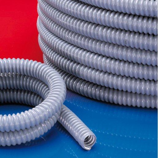 PVC Schutzschlauch Stahlspirale hochflexibel Außendm 19 mm / L = 50 m