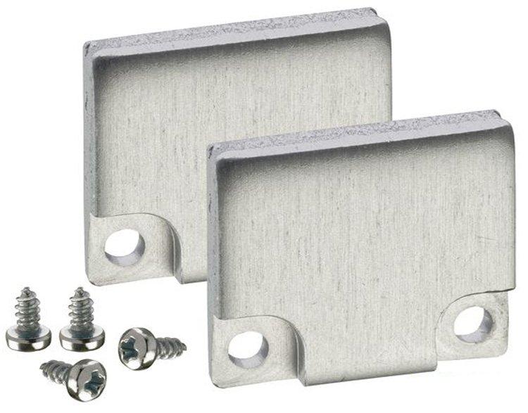 BARdolino Alu-Endkappen Set hoch Stärke 3mm 2xinkl. 4 Schrauben