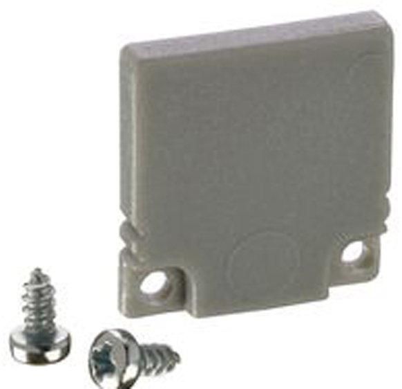 BARdolino Endkappen hoch 2xgrau inkl. 4 Schrauben im Polybeutel