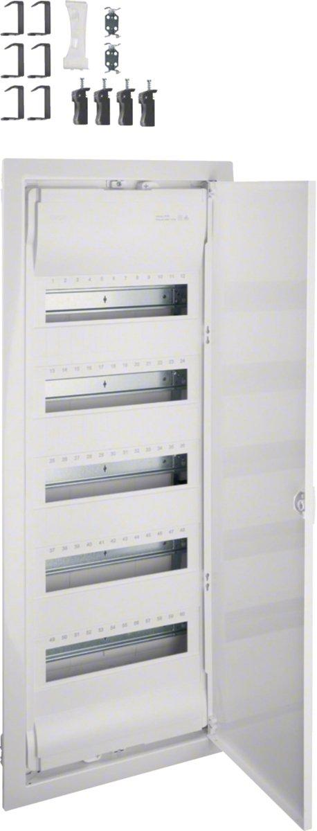 Wohnungsverteiler 5-reihig mit Stahlblechtür 5x12PLE