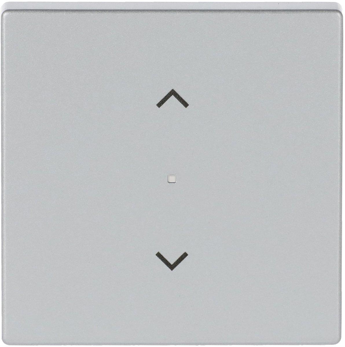 Wippe 1-fach für flex f@h KNX mit Symbol Pfeile alusilber - Plattform 63