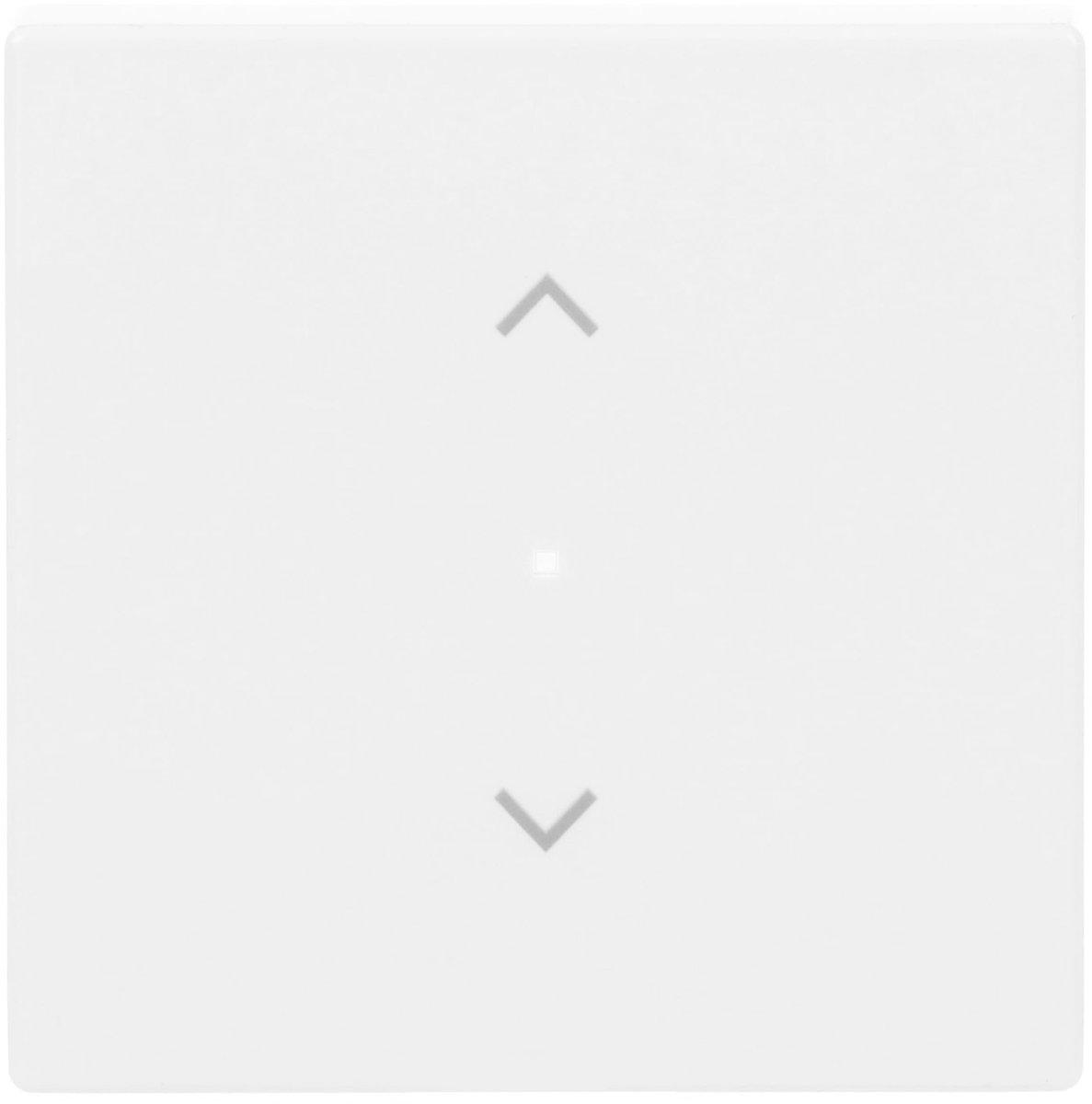 Wippe 1-fach für flex f@h KNX mit Symbol Pfeile studioweiß - Plattform 63