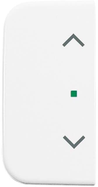 Wippe 2-fach links/rechts für flex f@h KNX mit Symbol Pfeile alpinweiß Reflex SI