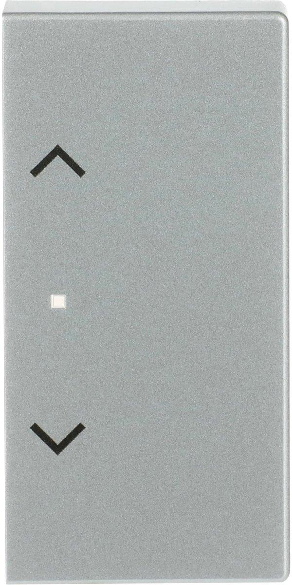 Wippe 2-fach links/rechts für flex f@h KNX Symbol Pfeile alusilber Plattform 63