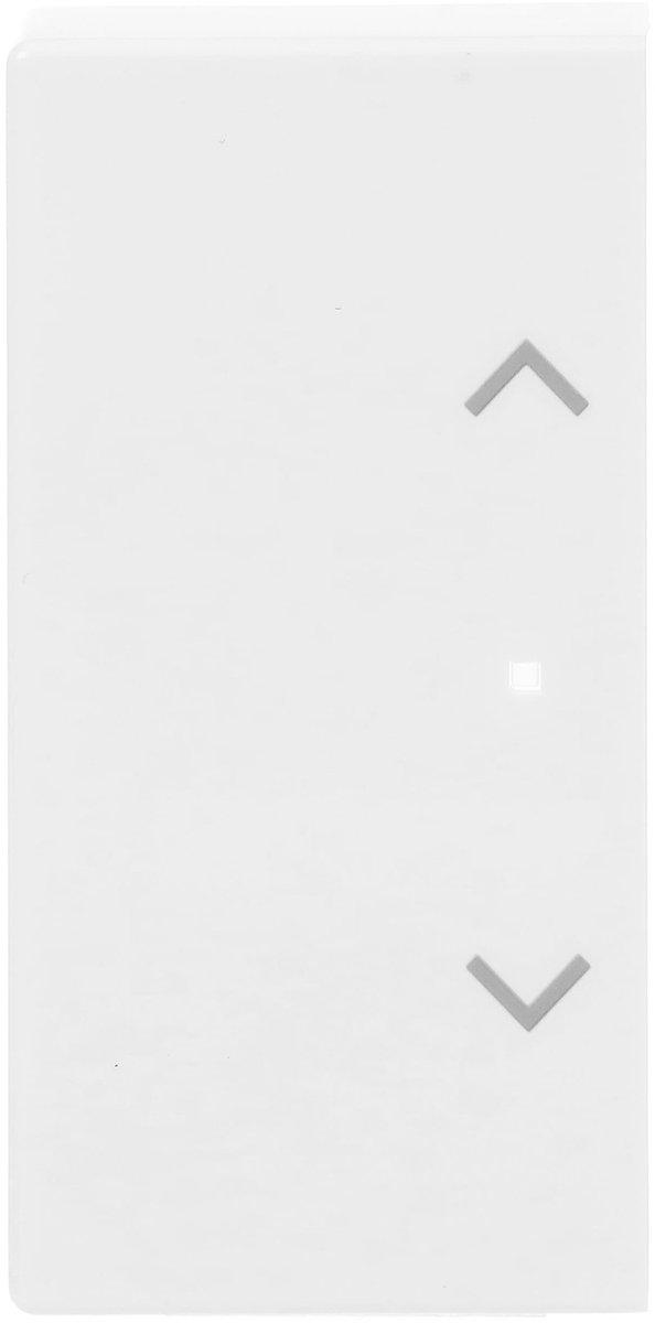 Wippe 2-fach links/rechts für flex f@h KNX Symbol Pfeile studioweiß Plattform 63
