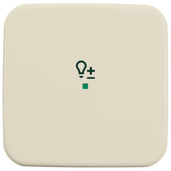 Wippe 1-fach für flex f@h KNX mit Symbol Dimmen weiß - Duro 2000&nbsp;SI