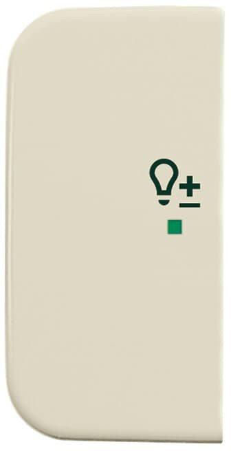 Wippe 2-fach links für flex f@h KNX mit Symbol Dimmen weiß - Duro 2000&nbsp;SI