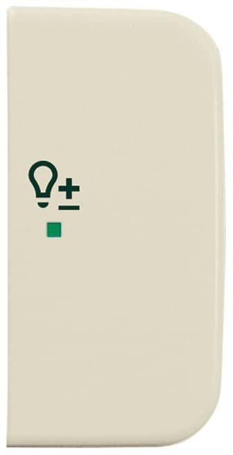 Wippe 2-fach rechts mit Symbol Dimmer Symbol Dimmen weiß - Duro 2000&nbsp;SI