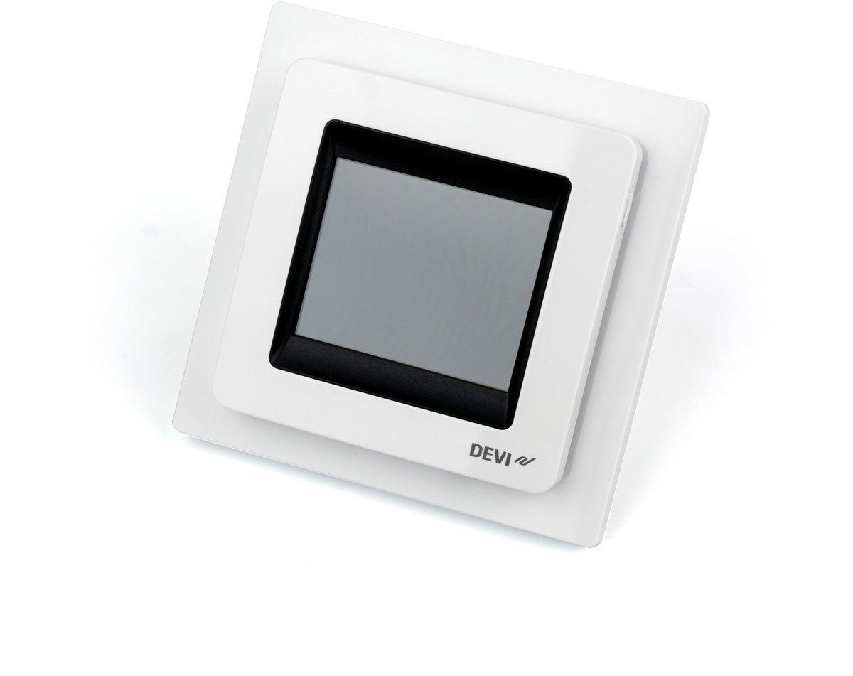 Uhren Thermostat Touch-Display DEVIreg Touch 16A weiß