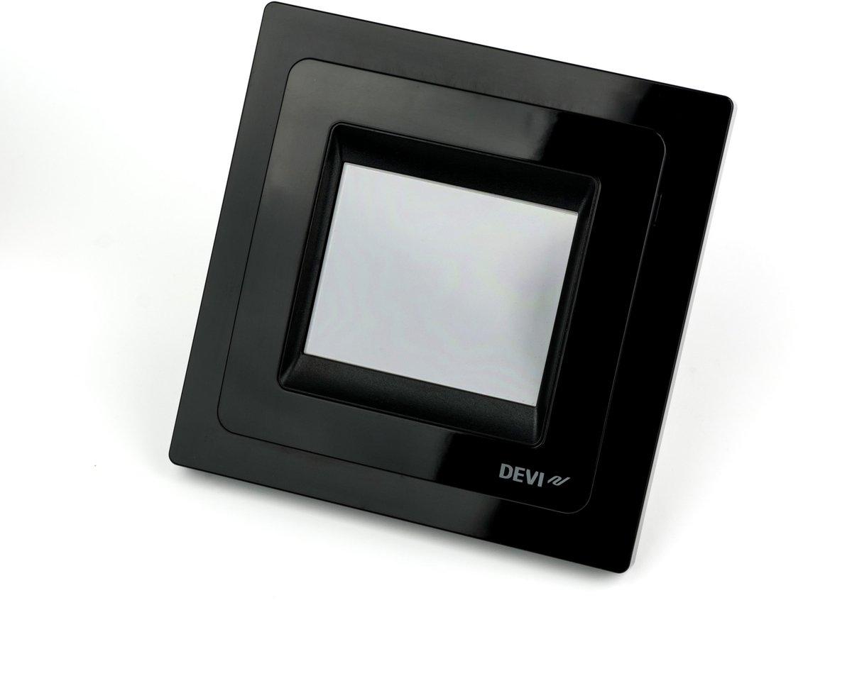 Uhren Thermostat Touch-Display DEVIreg Touch 16A schwarz