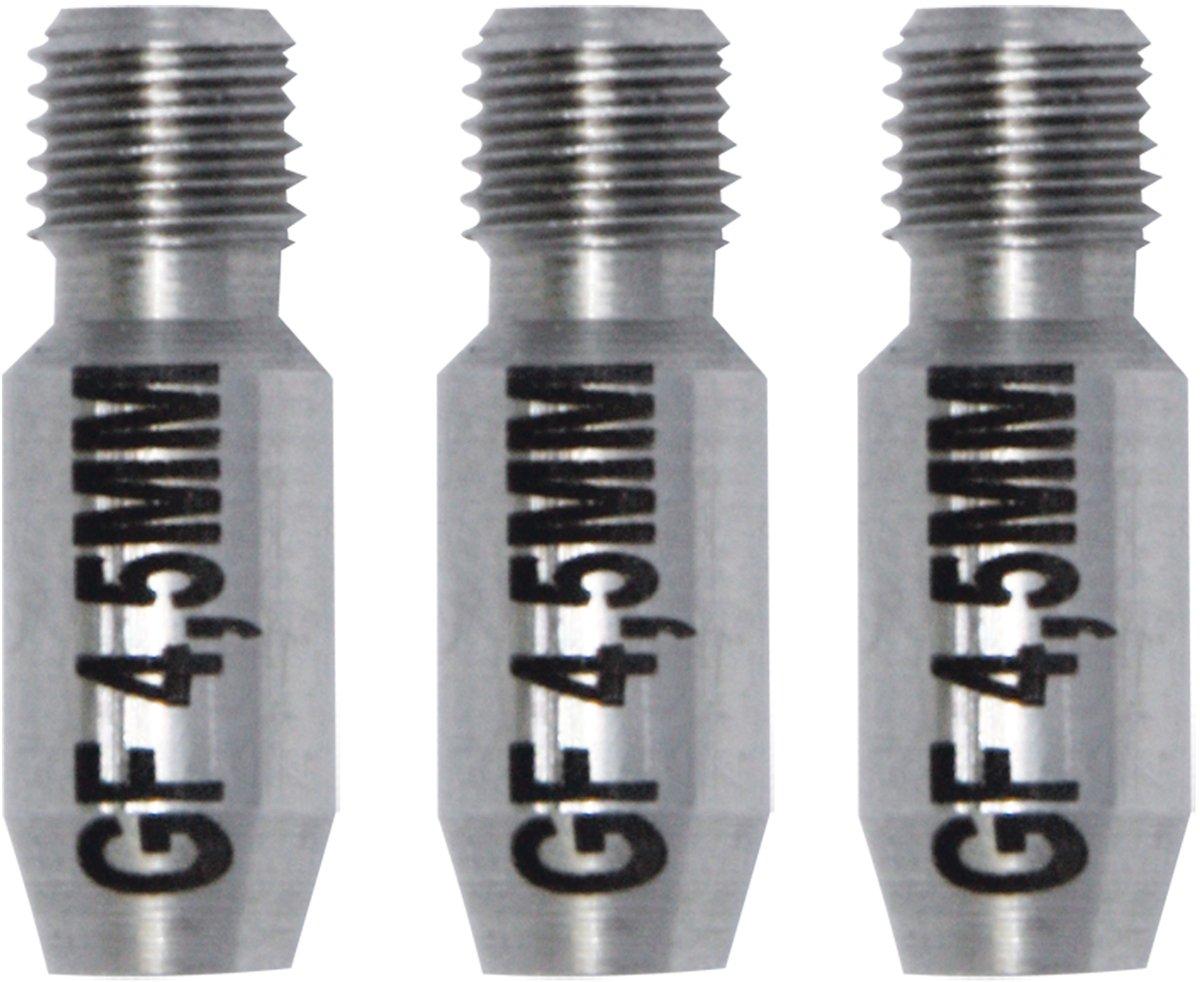 Endhülsen-Set Ø 4,5mm Gewinde RG6 Edelstahl (VPE = 3 Stück)