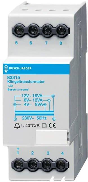 Klingeltransformator 12 V AC 13 A - Busch-Welcome 2-Draht