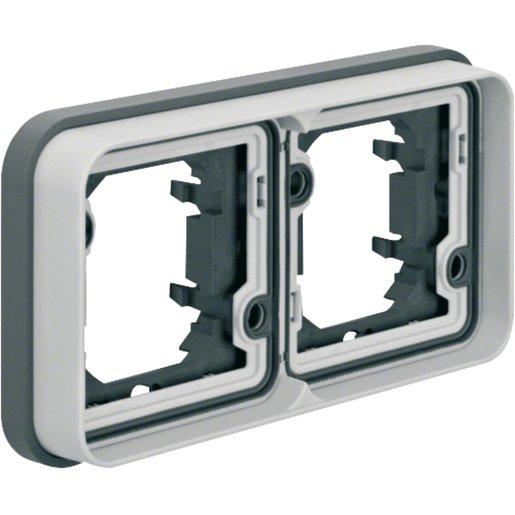 Rahmen 2-fach waagerecht für UP - Montage