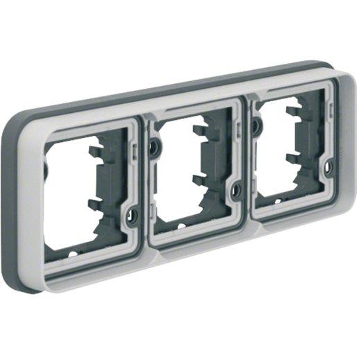 Rahmen 3-fach waagerecht für UP - Montage