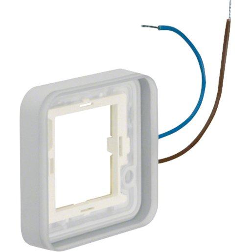 Rahmen 1-fach beleuchtbar 230 V für Gehäuse AP blau