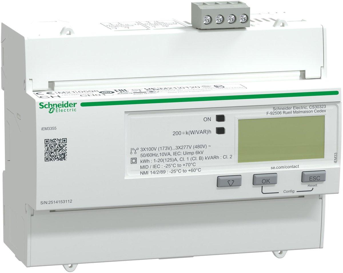 Energiezähler PowerLogic 3-phasig 125A iEM3355