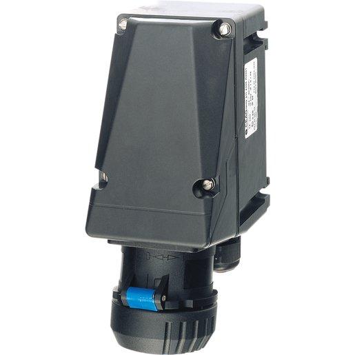 Ex-Wandsteckdose Zone 1/21 16 A 3-pol. 200-250 V 6 h 1 x M25