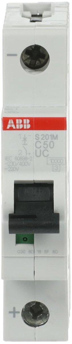 LS-Schutzschalter 1-polig 10kA C-Char 50A 1TE