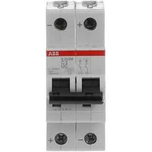 LS-Schutzschalter 2-polig 10kA C-Char 3A 2TE