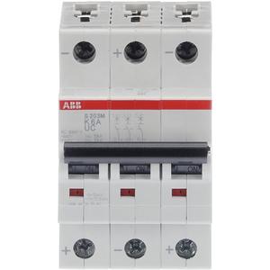 LS-Schutzschalter 3-polig 10kA /10kA K-Char 6A 3TE