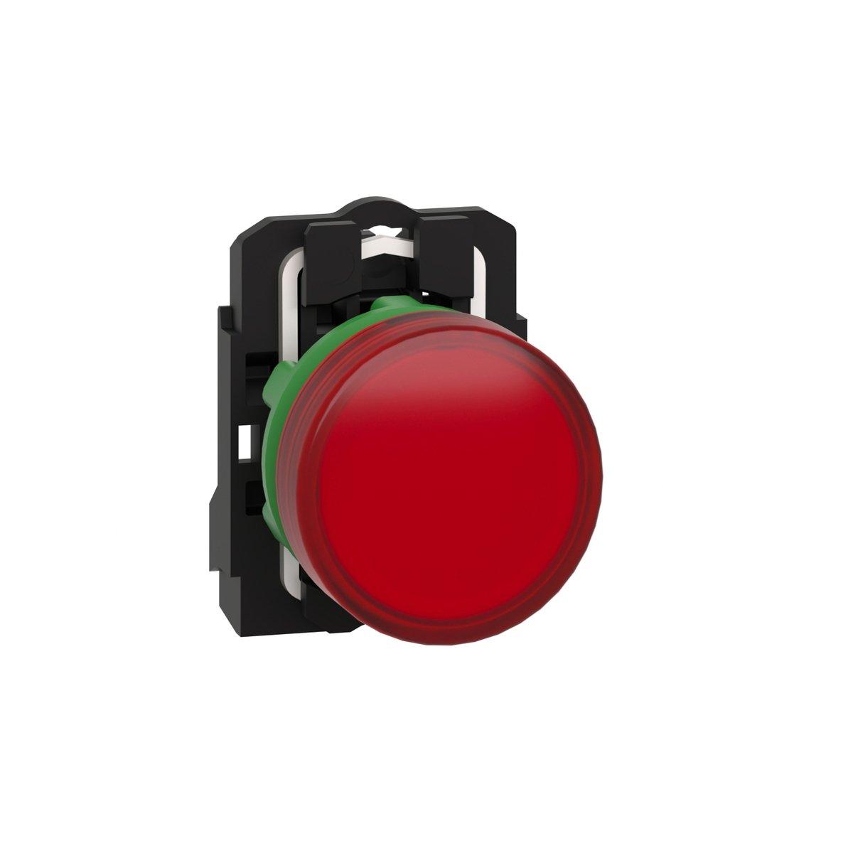 Leuchtmelder Harmony XB5 Kunststoff rot 22mm universelle LED glatte Kalotte 24V