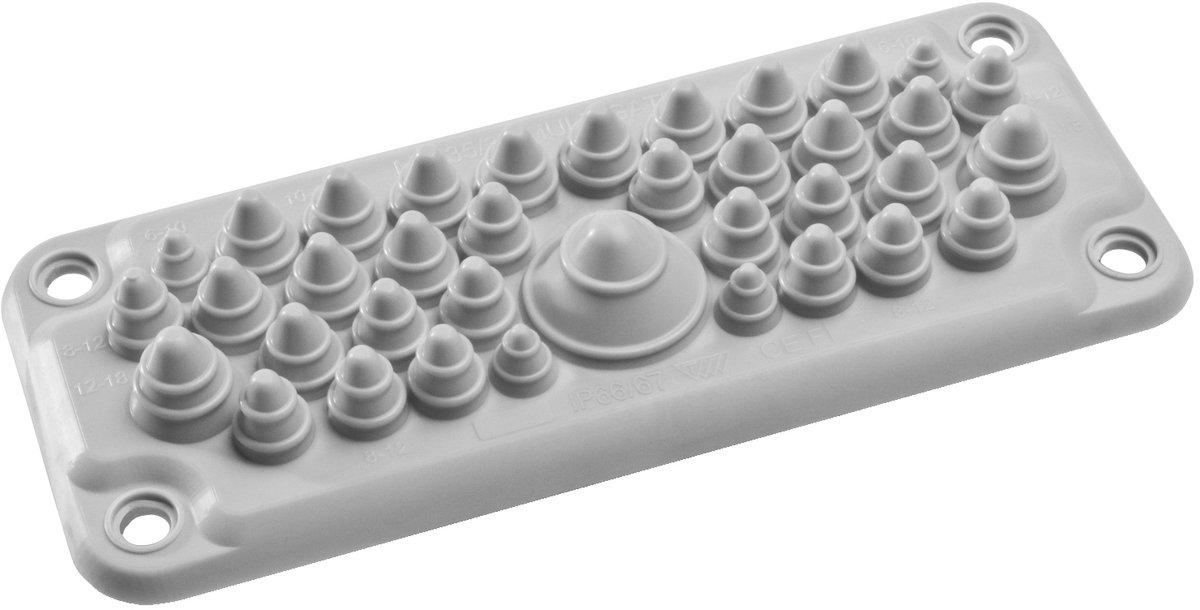 Spacial SF-Kabeleinführungsplatte 35 Kabeleinführungen