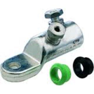 Schraubkabelschuh bis 52kV zentrisch m.Abreißkopfschraub.u.Querrillen