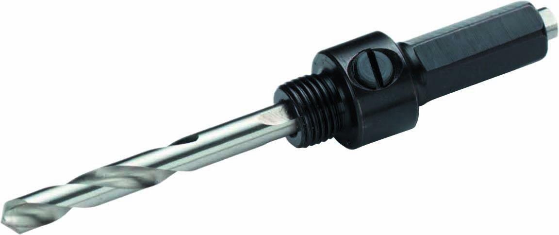 Aufnahmeschaft 9,5mm Sechskant ohne Mitnehmer für Lochsägen 14-30mm