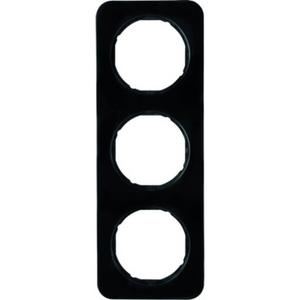 Rahmen Berker R.1 schwarz glänzend