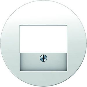 Zentralstück mit TAE-Ausschnitt R.1/R.3/R.classic polarweiß glänzend