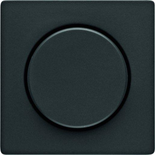Zentralstück mit Regulierknopf für Drehdimmer Berker Q.1/Q.3 anthrazit