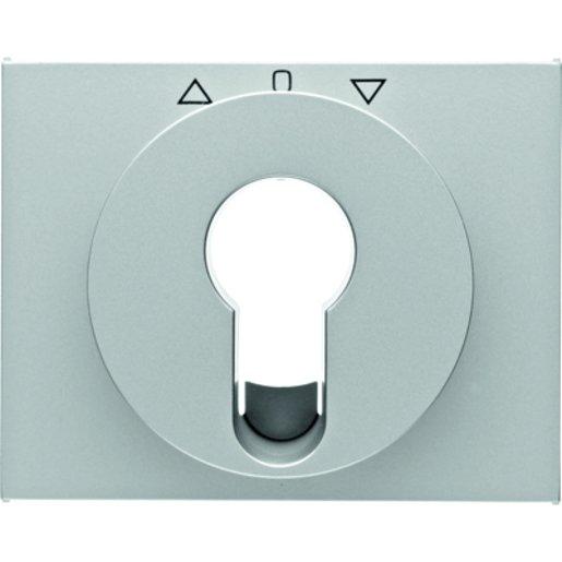 Zentralstück für Jalousie-Schlüsselschalter/-taster Berker K.5 Alu