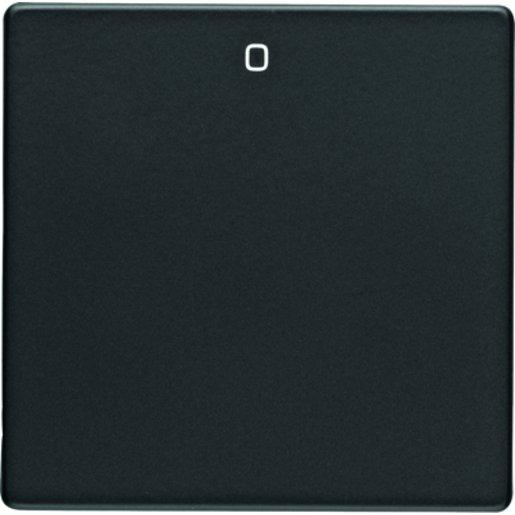 Wippe mit Aufdruck "0" Berker Q.1/Q.3 anthrazit samt