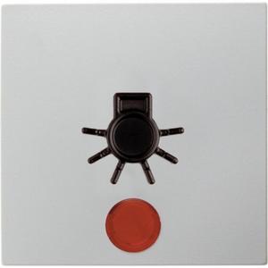 Wippe mit roter Linse und abtastbarem Symbol Licht Berker S.1/B.3/B.7