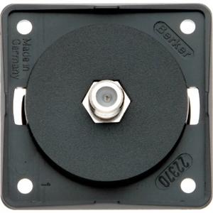 Antennen Verbinderdose SAT Integro Einsätze anthrazit matt