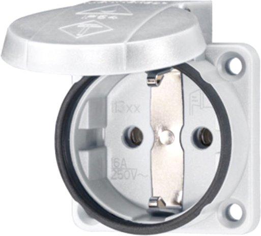 Anbaudose SCHUKO 16A2p+E 230V IP54,GR