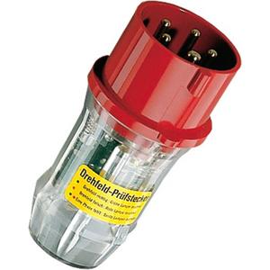 Drehfeld-Control Prüfstecker 32A 5p 400V 6h IP44
