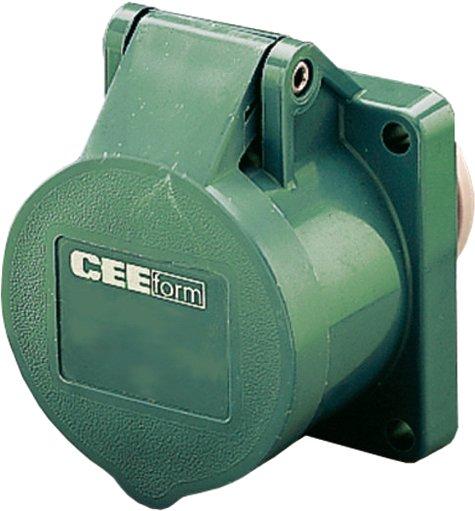 CEE-Anbausteckdose 32A 3p 20-50V 4h IP44 100-200Hz