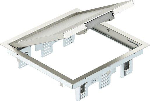 Geräteeinsatz für Universalmontage in Edelstahl 265x265 mm