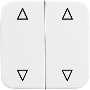 Wippe mit Aufdruck Pfeile für Jalousie 2-fach alpinweiß - Reflex SI